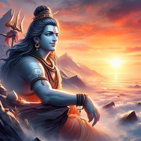 Premium Photo Lord Mahadev Background Image