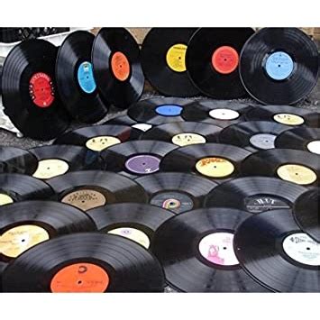 15 un de Discos de Vinil Grande para Decoração Artesanato Retro