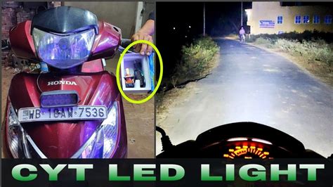 Best Powerful H Cyt Led Light For Scooty Honda Activa Scooty Led