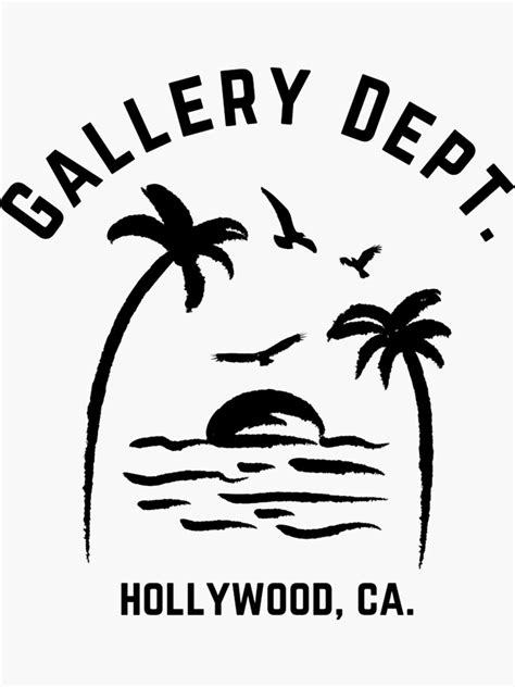 Gallery Dept 5 Sticker For Sale By Bukole Redbubble