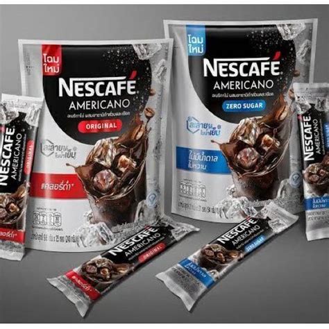 Nescafe Thailand Nescafe Americano Original Zero Sugar Retail Per