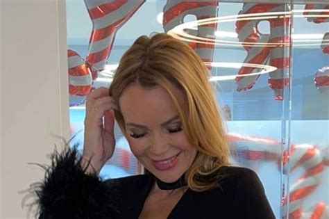 Amanda Holden 51 Sizzles In Plunging Pussy Bow Jumpsuit As She