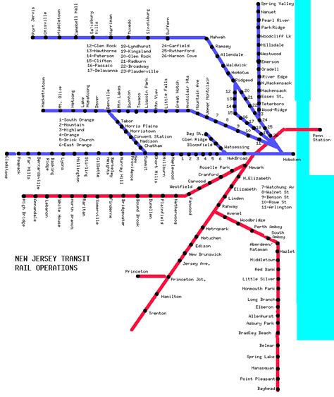 Nj Transit Bus Routes Map 2024 Schedule 1