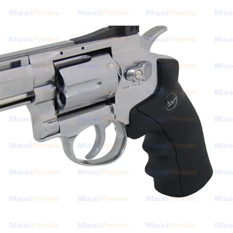 Revolver Dan Wesson 715 Silver Full Metal 6 Cal 4 5 Mm Bbs