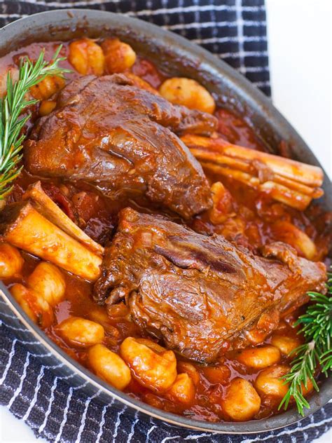 Braised Lamb Shanks Recipe Video Tatyanas Everyday Food