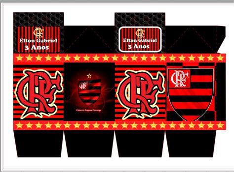 Caixa Milk Flamengo Cute No Elo7 Eloarts Festejando