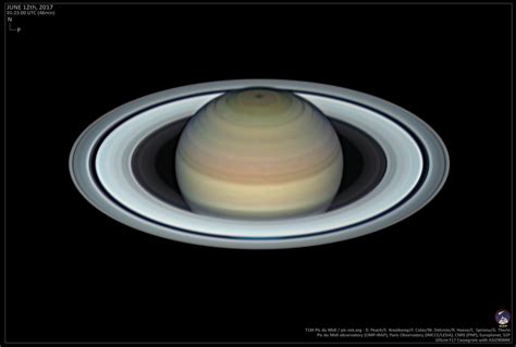 The Hexagon of Saturn - How Big is it, and What Causes its Shape?