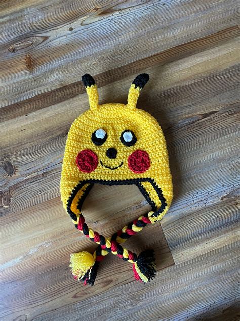 Pikachu Hat - Etsy