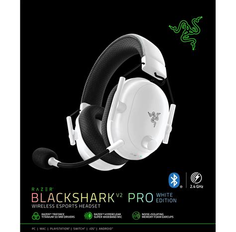 Razer Blackshark V2 Pro 2023 White På Lager Billig