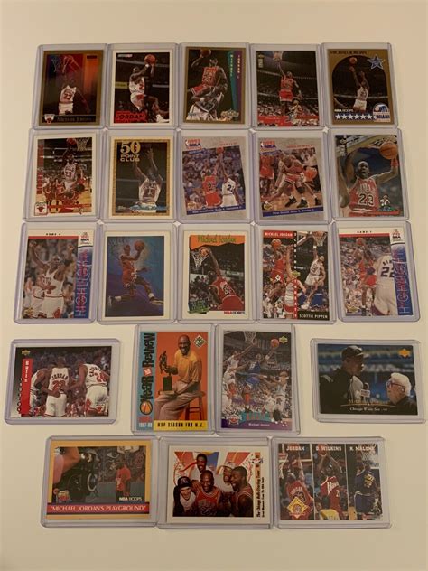 Lot Of Michael Jordan Nba Basketball Sports Trading Cards From