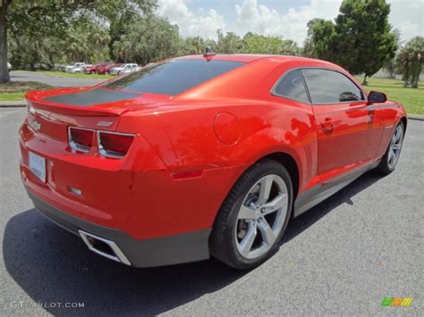 Inferno Orange Metallic 2010 Chevrolet Camaro Ssrs Coupe Exterior