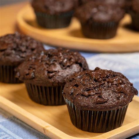 Resepi Double Chocolate Chips Muffin