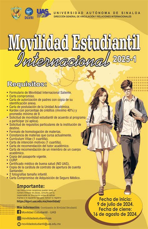 Convocatoria De Movilidad Estudiantil Face