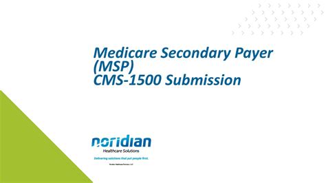 Medicare Secondary Payer Msp Cms Submission Youtube