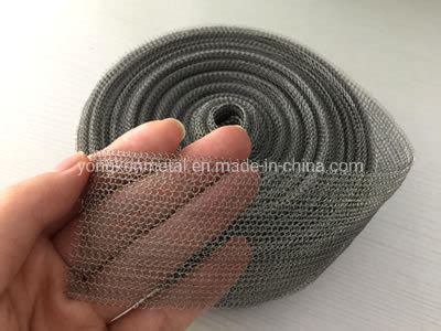 Knitted Wire Mesh Flattened Type Or Ginning Type Knitted Wire Mesh