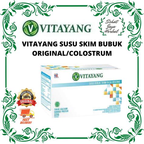 Jual Vitayang Susu Skim Bubuk Colostrum New Formula Pendongkrak Imun