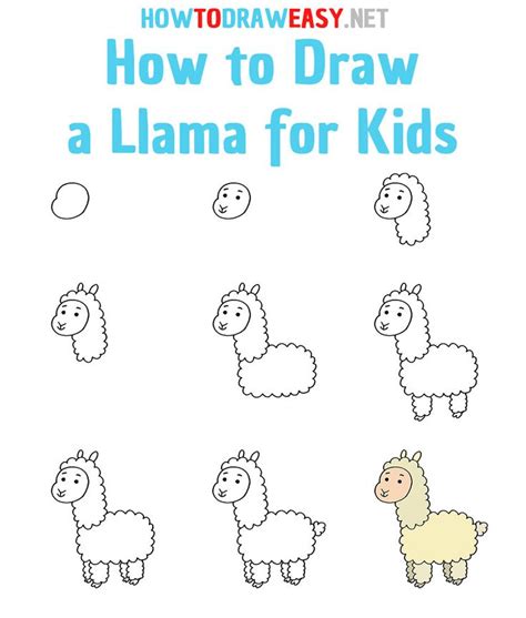 Learn to Draw a Llama Step by Step