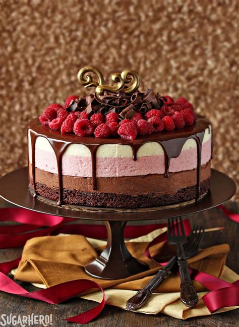 Chocolate Raspberry Mousse Cake Sugarhero