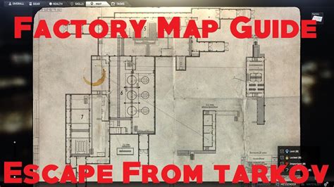 Escape From Tarkov Factory Extraction Map