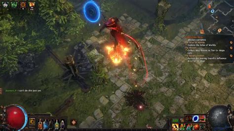 Path Of Exile Running Coc Tornado Shot Ice Spear Build Youtube