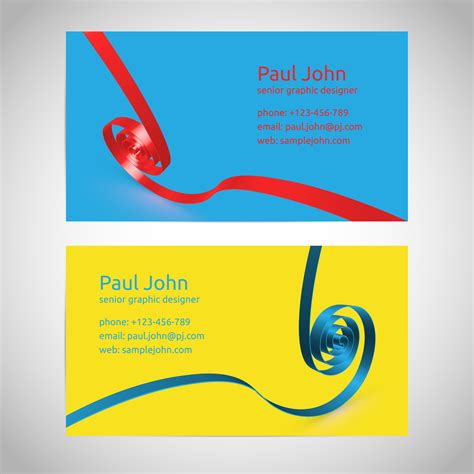 Vector Business Card Template Front And Back 311365 Vector Art At Vecteezy