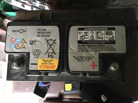 Jeep Cherokee Start Stop Battery Charging