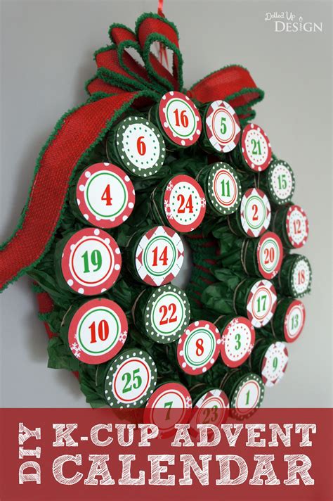 DIY K Cup Advent Calendar Christmas Advent Calendar Diy Homemade