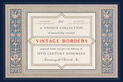 66 High Resolution Vintage Borders and Frames - Tom Chalky