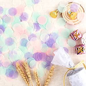 Whaline Inch Paper Confetti Round Tissue Confetti Pieces Party