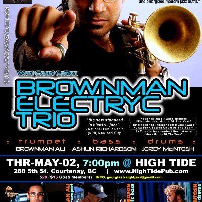 Brownman Electryc Trio High Tide Public House Courtenay May