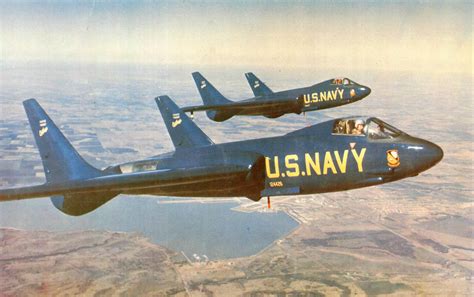 Navy Blue Angels Chance Vought F7u 1 Cutlass David Rider Flickr