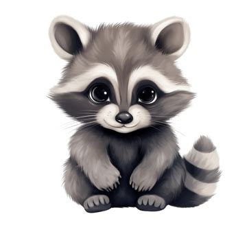 Baby Racoon Illustration, Paw, America, Bunny PNG Transparent Image and Clipart for Free Download