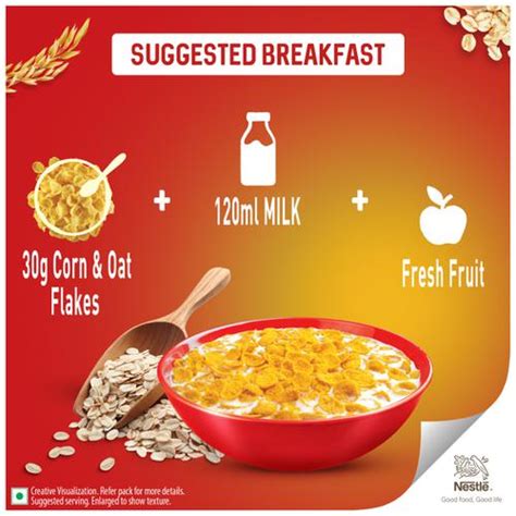 Buy Nestle Gold Crunchy Corn And Oat Flakes Breakfast Cereal With Immuno Nutrients Wholegrain