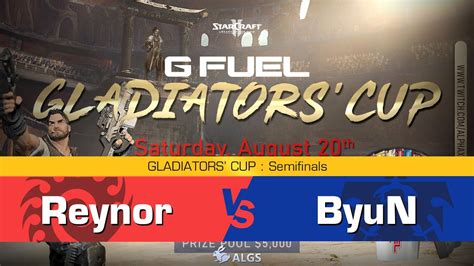 ByuN vs Reynor TvZ Gladiators Cup 準決賽 YouTube