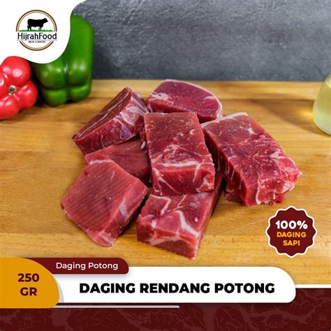 Jual Hijrahfood Daging Rendang Sapi Potong AUS Premium Beef Portion