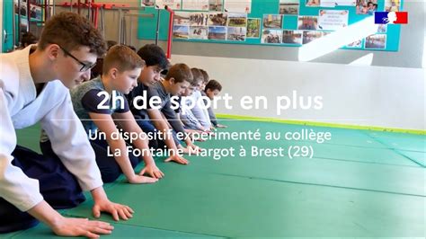 2 heures de sport en plus au collège YouTube