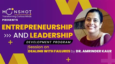 Learn How Failure Can Help Build Resilience ELDP Session By Amrinder