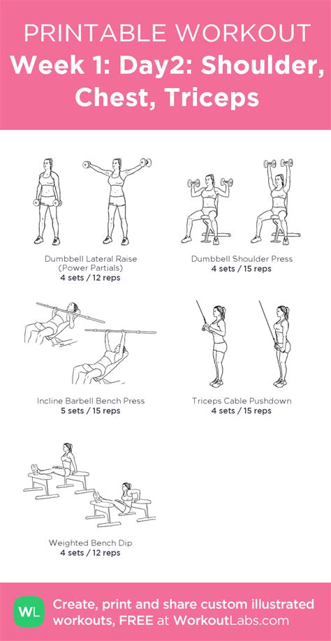 Chest And Tricep Dumbbell Workout - legly