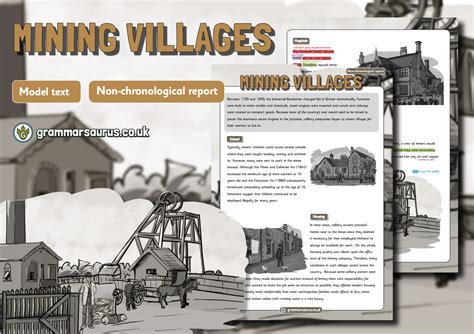 Year 5 Model Text Non Chronological Report Mining Villages Gbsct