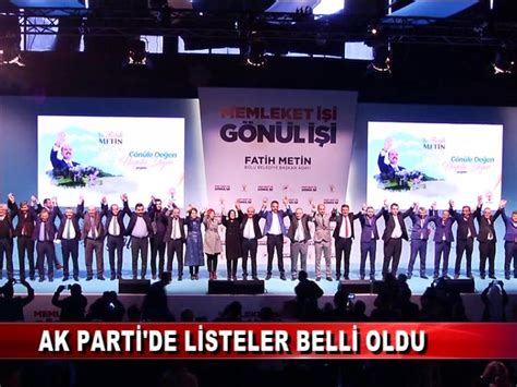 AK Partide listeler belli oldu Köroğlu Gazetesi Bolu son dakika