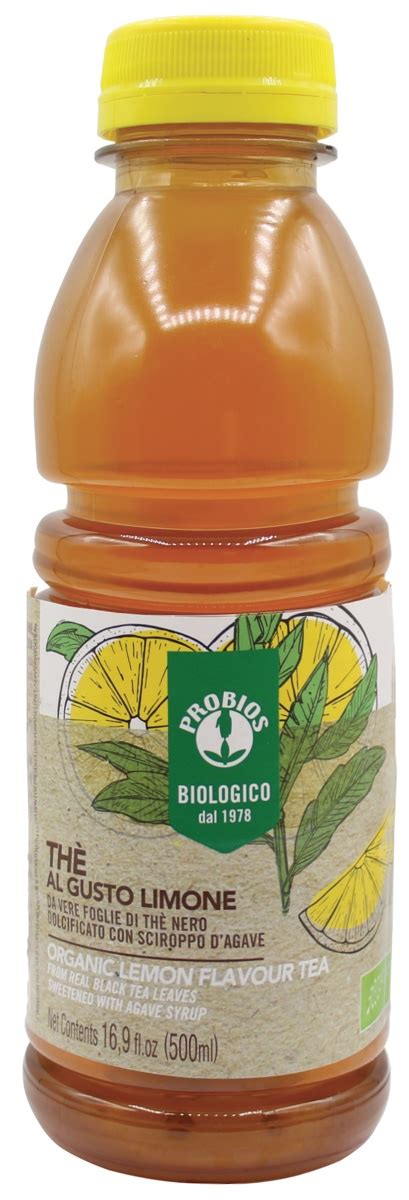 THE AL LIMONE 500ML Bio Senza Glutine PROBIOS The In Bottiglia