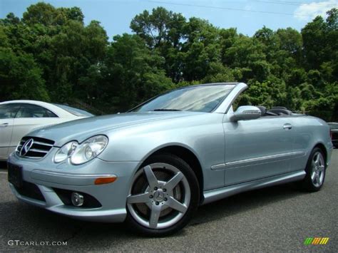 Diamond Silver Metallic Mercedes Benz Clk Cabriolet