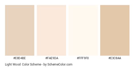 Light Wood Color Scheme » White » SchemeColor.com