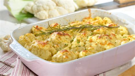 Blumenkohl überbacken Lecker mit viel Käse Koch Mit