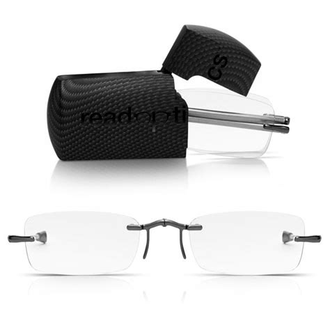 Read Optics Compact Folding Rimless Reading Glasses