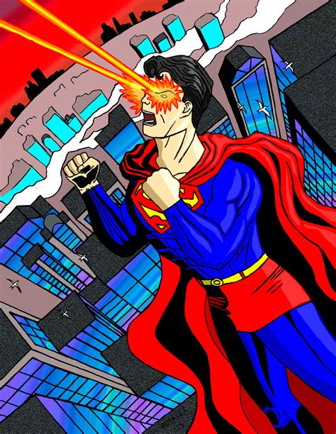 Superman Heat Vision Colors by Jojorozian on DeviantArt