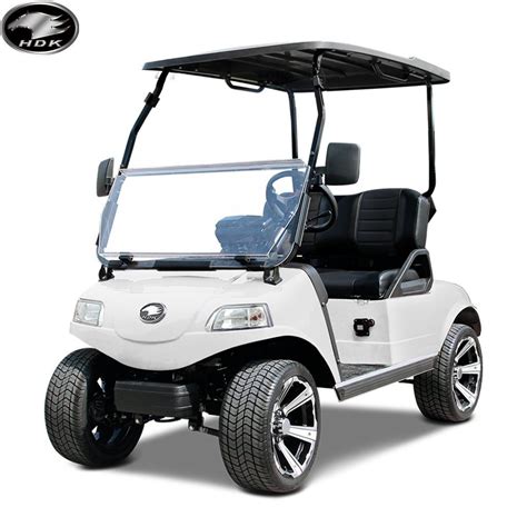 Hdk 2 Seaters Lithium Battery Arctic Gray Color Electric Golf Buggy