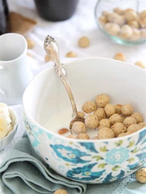 Homemade Cereal Puffs - Vanilla Almond Cereal Puffs