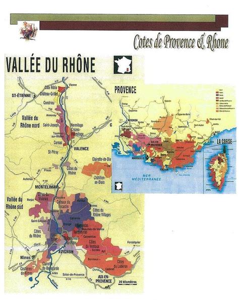 Rhone Valley map Drawing by None