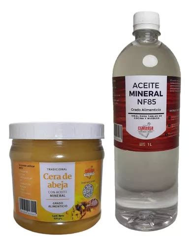 Cera De Abeja Y Aceite Mineral Para Madera Mueble Env O Gratis